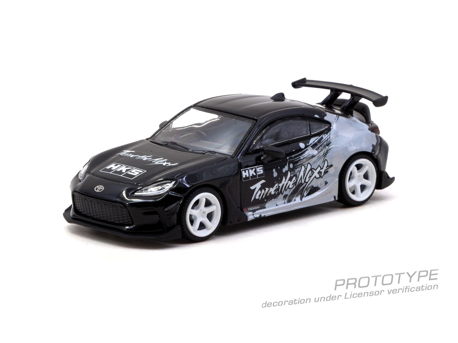 [予約]Tarmac(ターマック) 1/64 (ダイキャスト製) HKS Toyota GR86 Black ※ブリスターパック