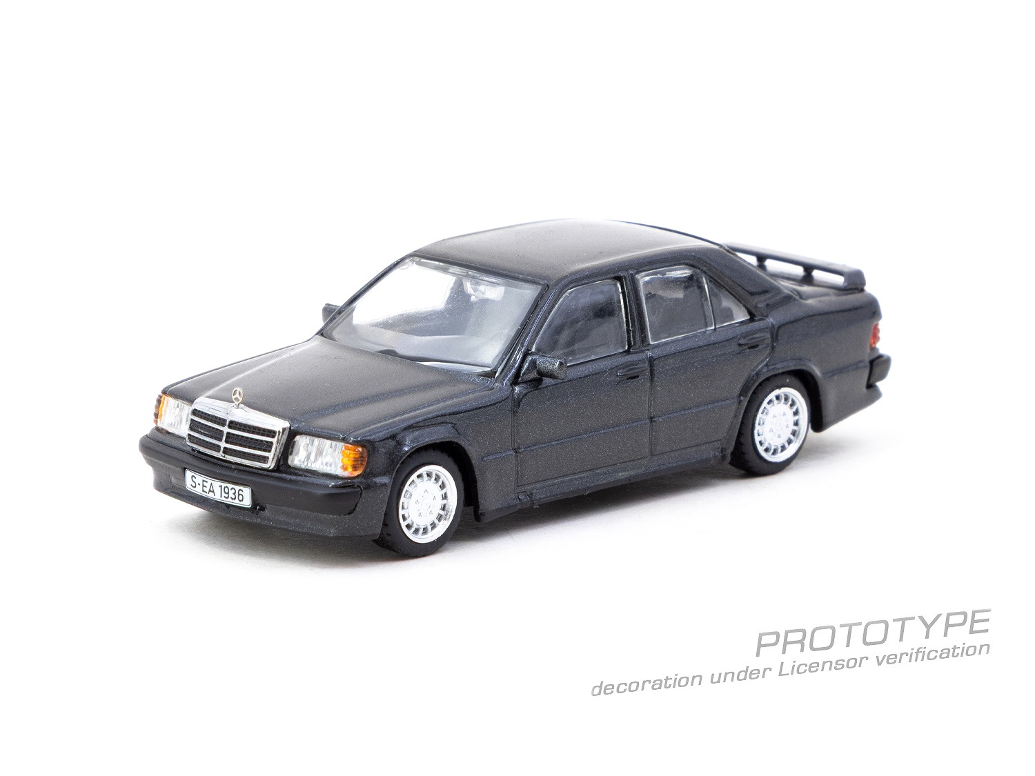 Tarmac(ターマック) 1/64 (ダイキャスト製) Mercedes-Benz 190 E 2.3-16 Blue-Black metallic