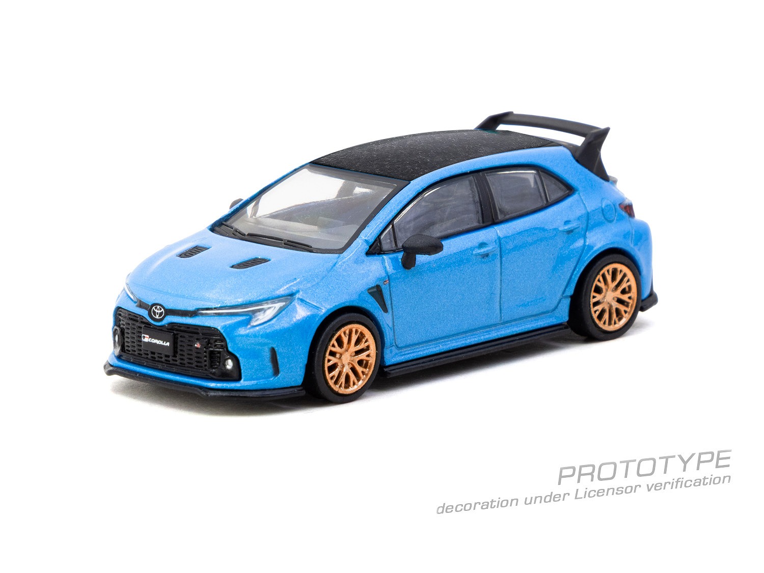 [予約]Tarmac(ターマック) 1/64 (ダイキャスト製) Toyota GR Corolla Blue ※ペーパーボックス