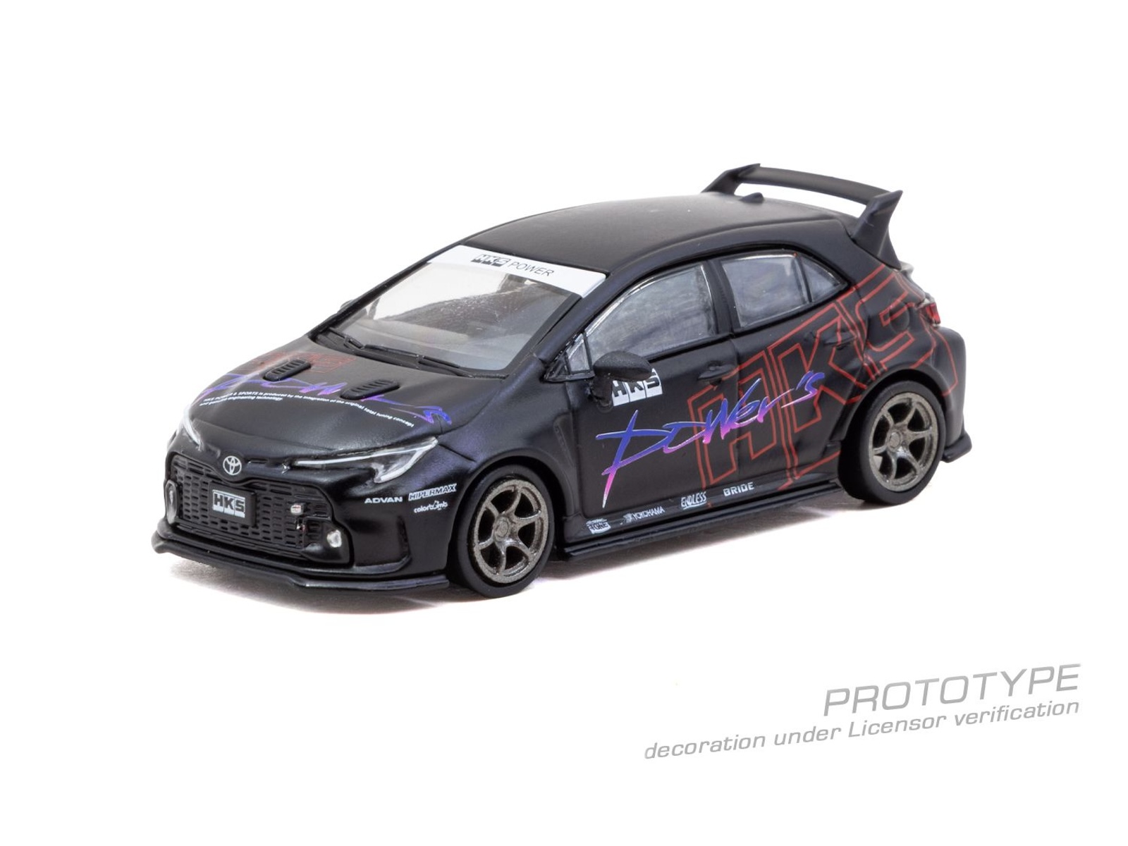 [予約]Tarmac(ターマック) 1/64 (ダイキャスト製) Toyota GR Corolla HKS  ※ブリスターパック