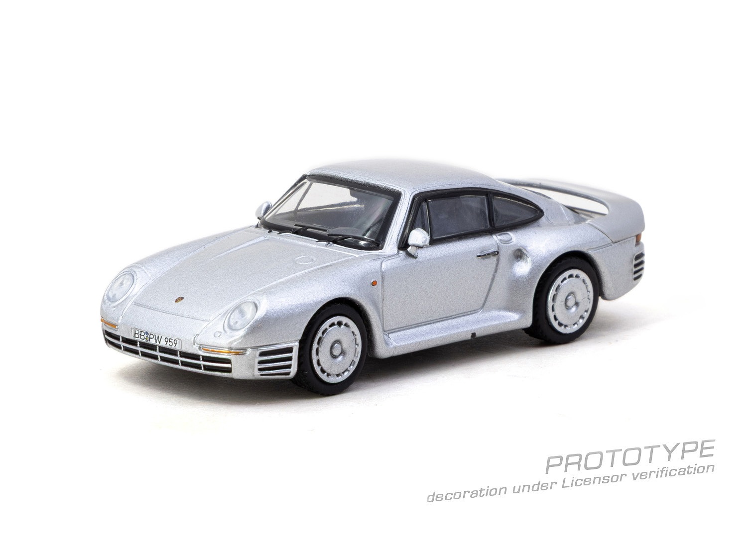 Tarmac(ターマック) 1/64 (ダイキャスト製) Porsche 959 Silver