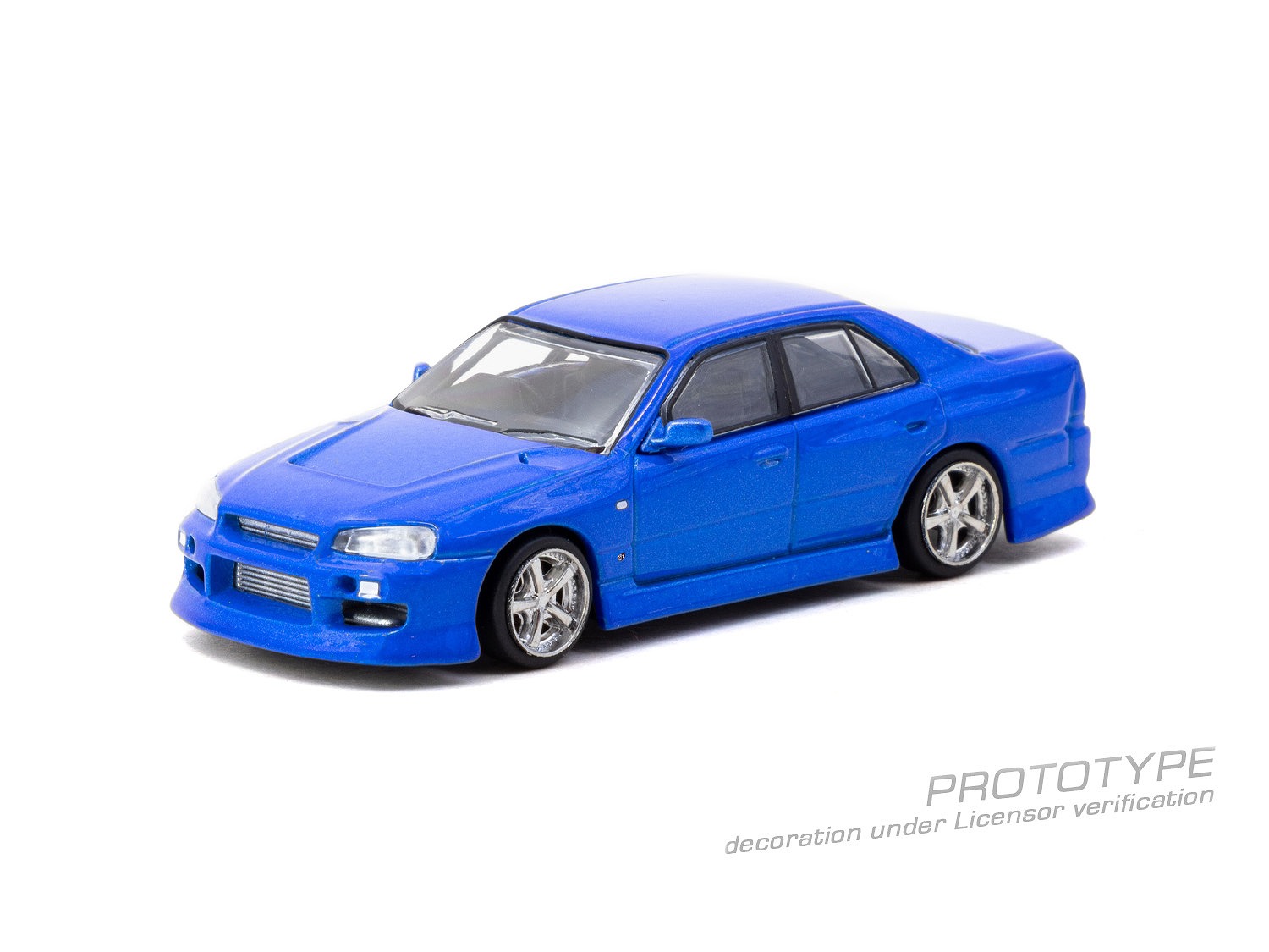 [予約]Tarmac(ターマック) 1/64 (ダイキャスト製) URAS Skyline ER34 Blue ※ブリスターパック