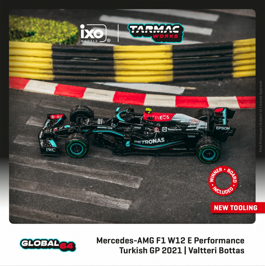 Tarmac（ターマック）1/64 Mercedes-AMG F1 W12 E Performance Turkish