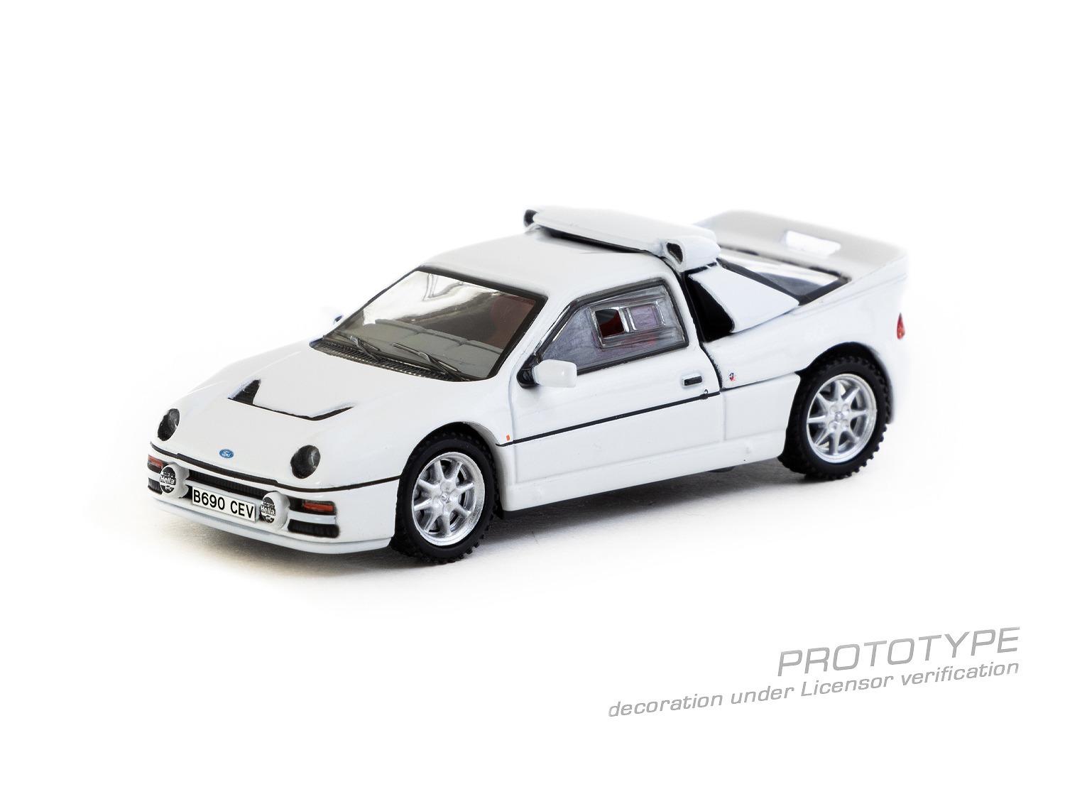 Tarmac(ターマック) 1/64 (ダイキャスト製) Ford RS200 ホワイト