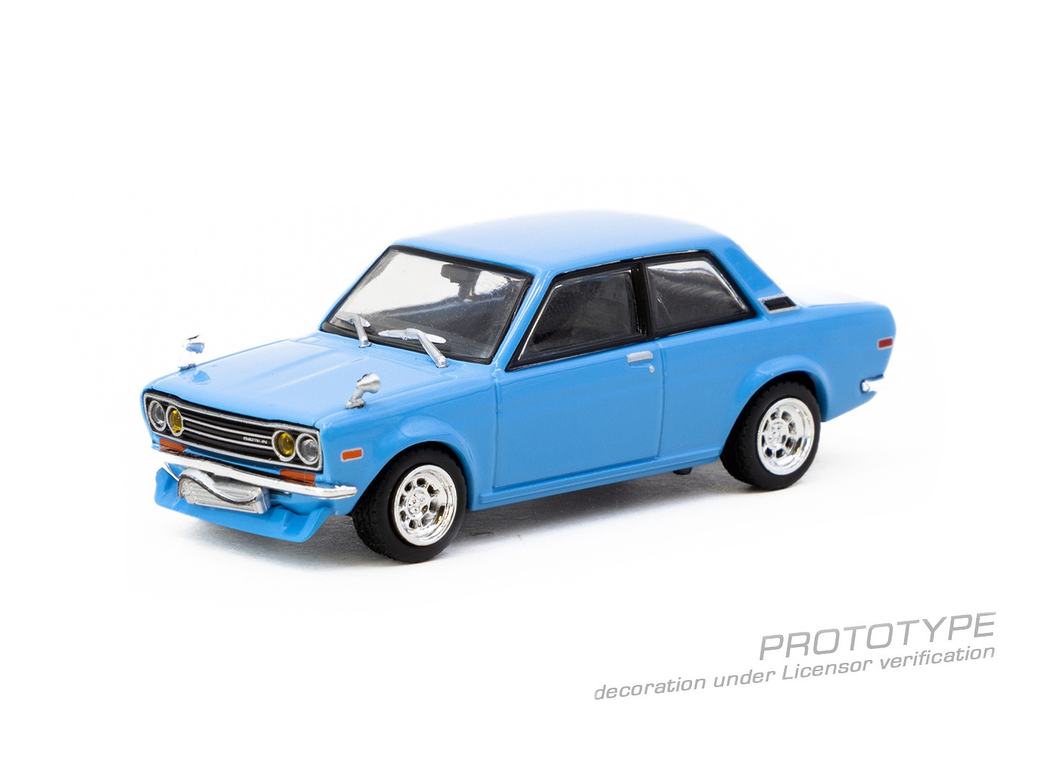 Tarmac(ターマック) 1/64 (ダイキャスト製) Datsun 510 Light Blue