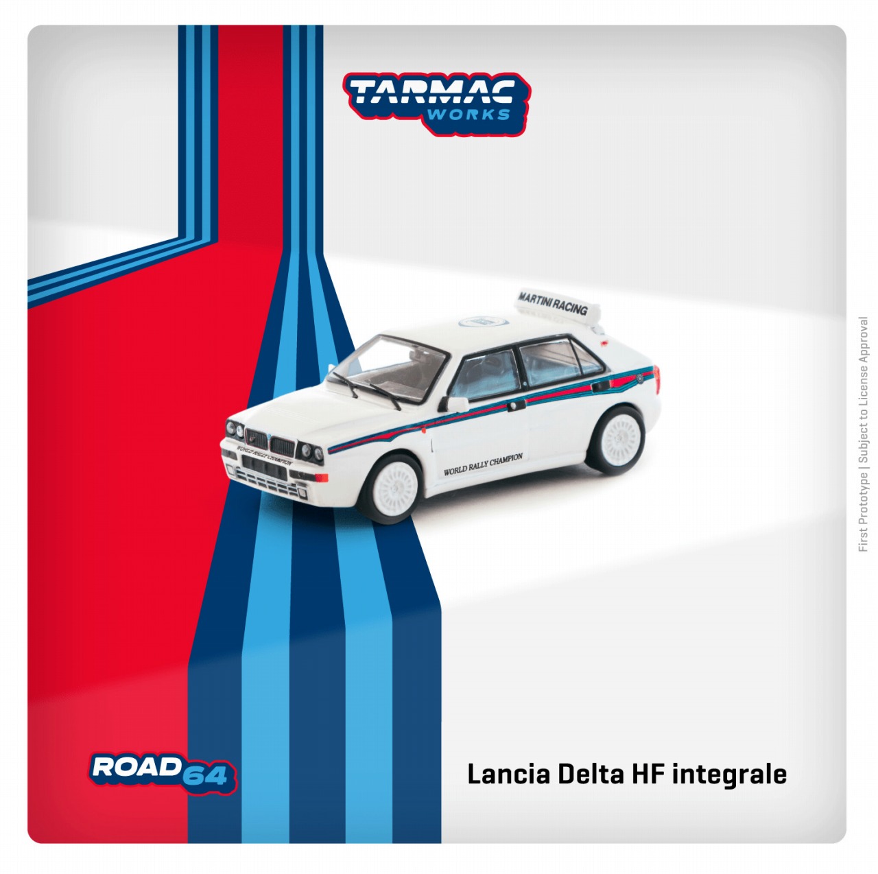 Tarmac（ターマック）1/64 Lancia Delta HF integrale Martini 6 ガリバー
