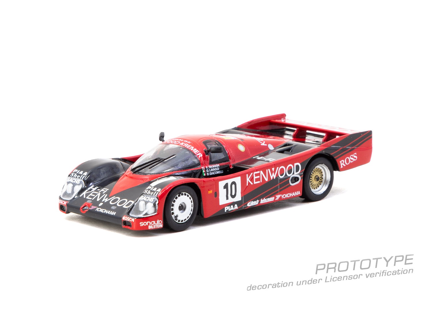 [予約]Tarmac(ターマック) 1/64 (ダイキャスト製) Porsche 962C Le Mans 1989 #10