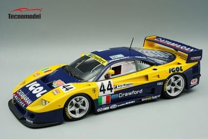 [予約]Tecnomodel(テクノモデル) 1/12 (レジン製) フェラーリ F40 LM ドライバー 24時間 1996 L.Della Noce /A. Olofsson/C.Rosenblad