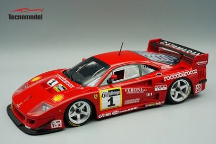 [予約]Tecnomodel(テクノモデル) 1/12 (レジン製) フェラーリ F40 LM ヴァレルンガ ゴールドカップ 6時間 1996 A. Schiattarella / L.Dalla Noce