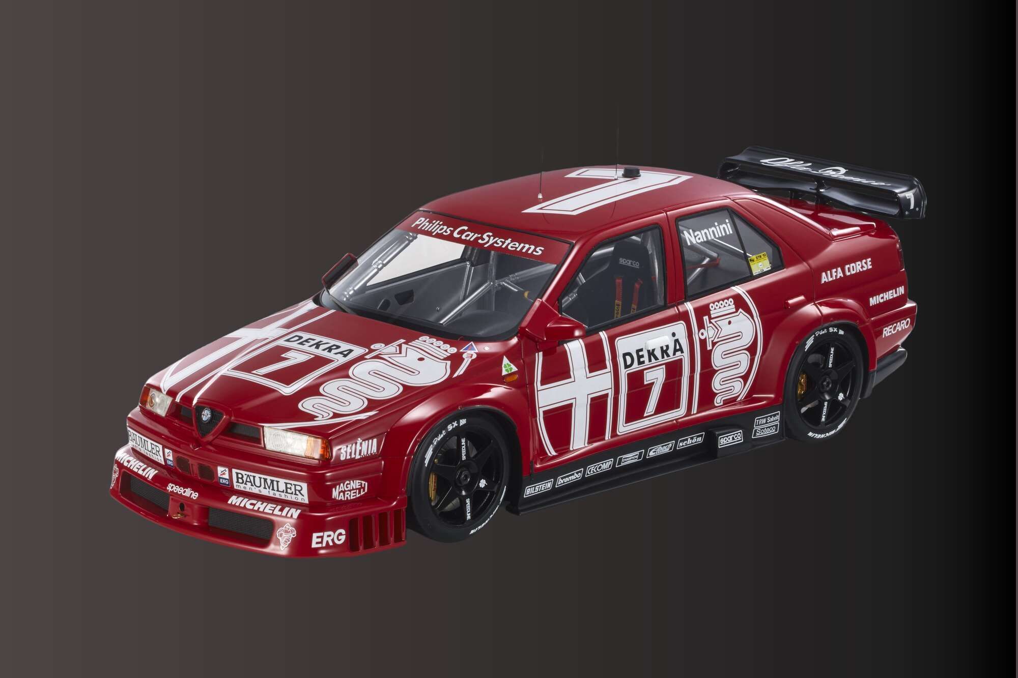 ミニチャンプス 1/18 アルファロメオ155 V6TI 1995 行き ナニーニ ミニチャンプス 1/18 アルファロメオ155 V6TI 1995 行き ナニーニ