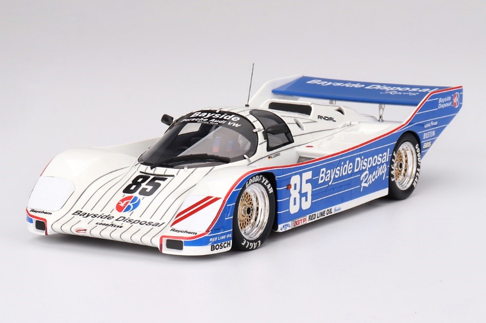 TOP SPEED (トップスピード) 1/18 (レジン製) ポルシェ 962 IMSA ラグナ・セカ 300km 優勝車 1987 #85 ベイサイド・ディスポーサル・レーシング