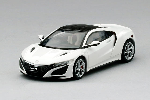 TSM（ティーエスエム） 1/43 ホンダ NSX 2017 130R ホワイト ガリバー
