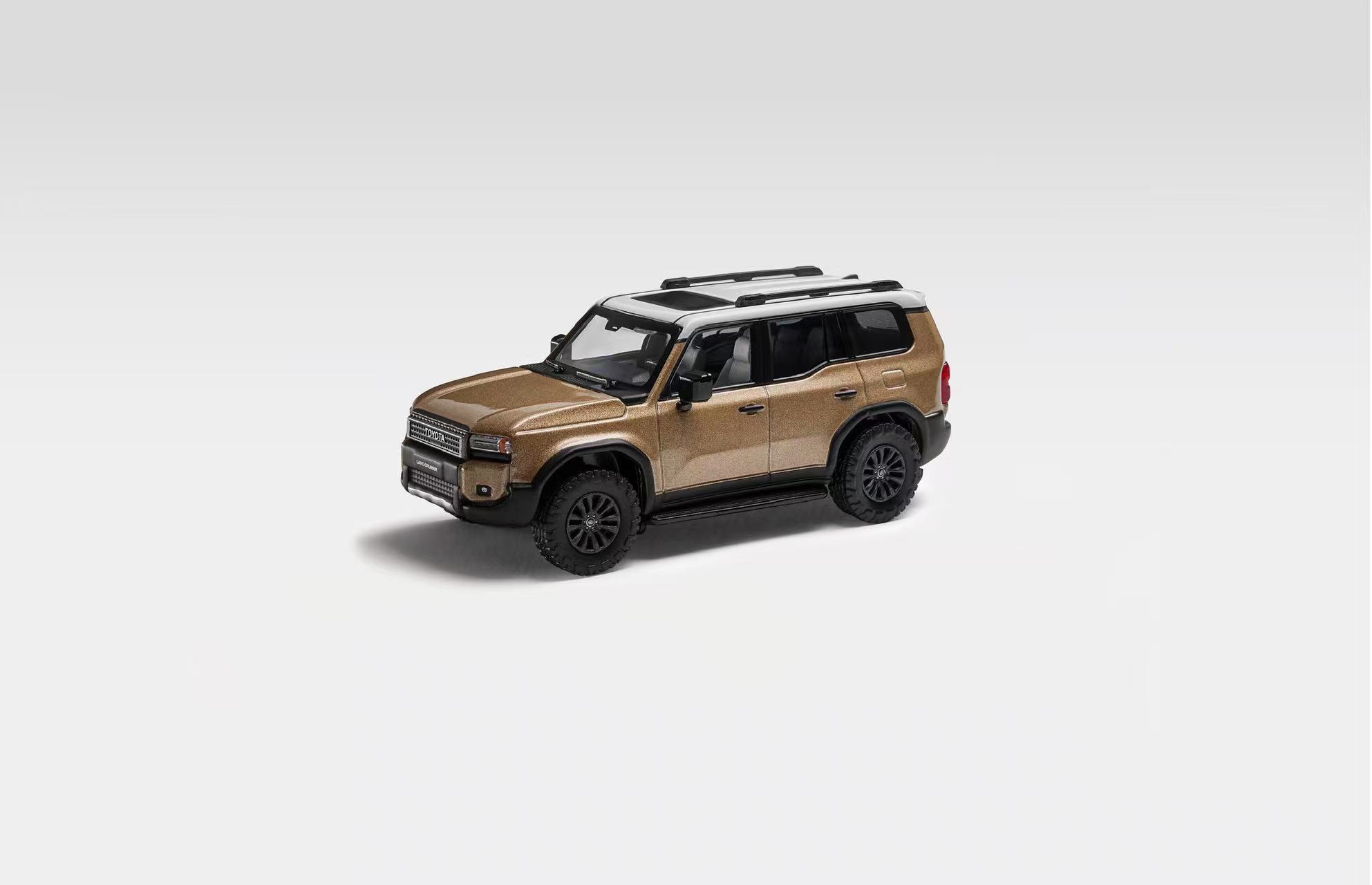 [予約]MASSDI(マスディ) 1/64 (ダイキャスト製) トヨタ プラド LC250 悍野WX版 - ブラウン／グレー