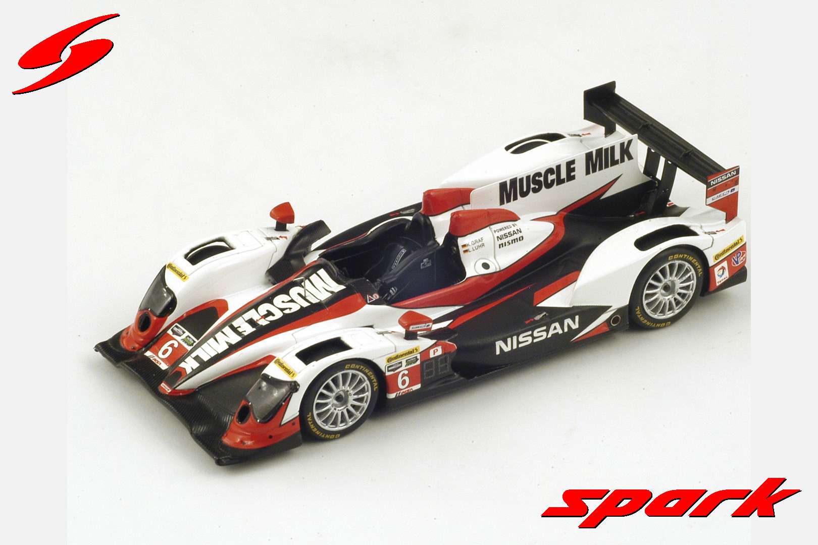 Spark (スパーク) 1/43 オレカ 03 日産 Muscle Milk Pickett Racing 2014 IMSA #6 K. Graf - L. Luhr