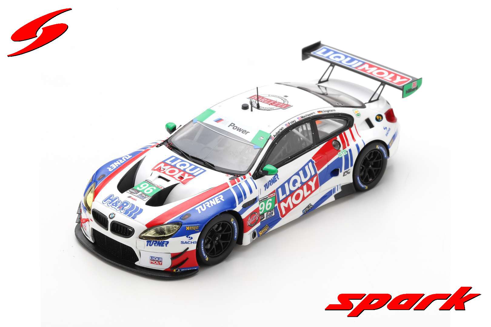 Spark (スパーク) 1/43 BMW M6 GT3 No.96 Turner Motorsport 24H