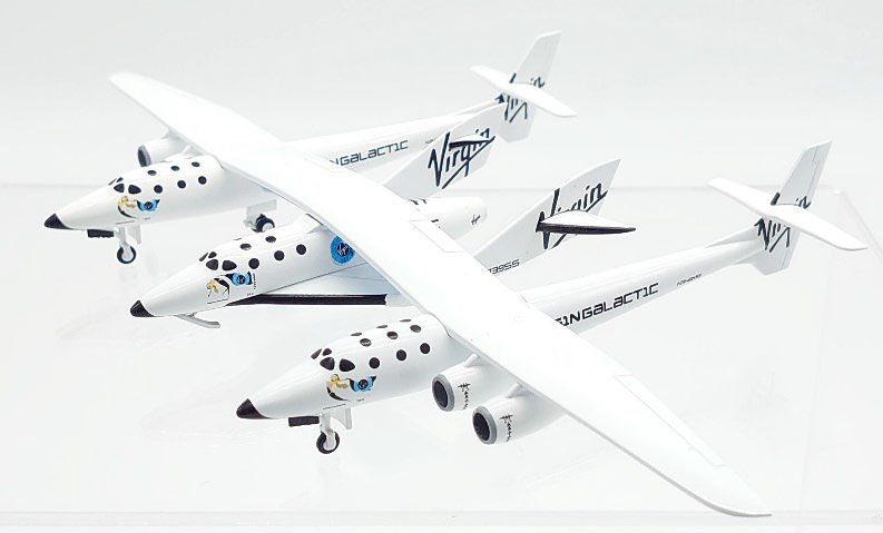 JC WINGS 1/200 (ダイキャスト製) スケールド・コンボジッツ モデル339 スペースシップツー VSS Enterprise N339SS & モデル348 ホワイトナイトツー N348MS ※スタンド無し