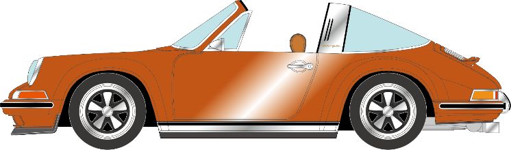 [予約]VISION(ヴィジョン) 1/43 (レジン製) シンガー911(964) ブロンズ(限定80台、国内販売40台)