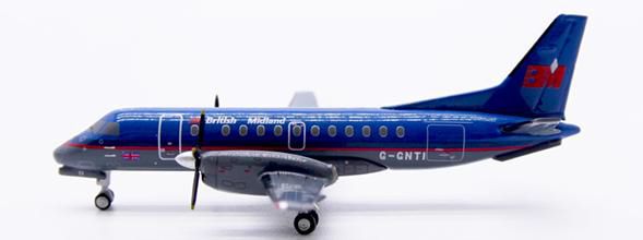 JC WINGS 1/400 (ダイキャスト製) Saab 340B British Midland Airways
