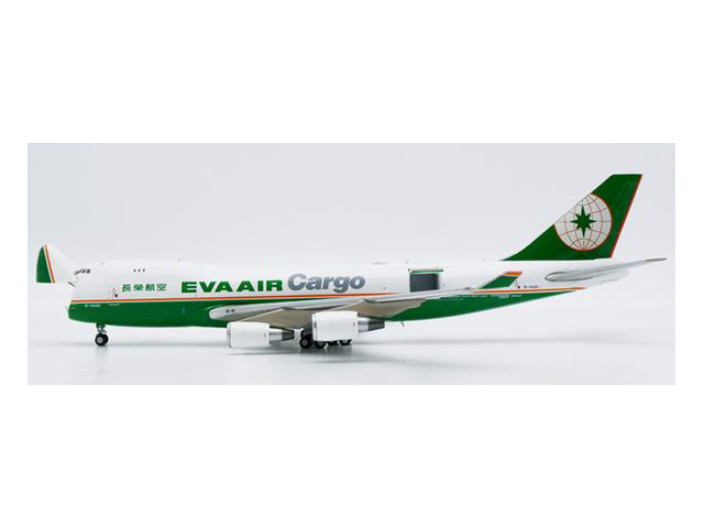 [予約]JC WINGS 1/400 (ダイキャスト製) 747-400F Eva Air Cargo 開閉選択式 B-16481