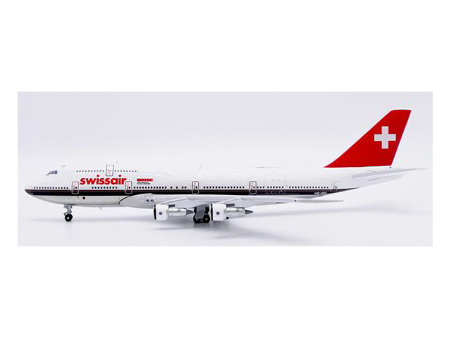 [予約]JC WINGS 1/400 (ダイキャスト製) 747-300M Swissair "700th Anniv of the Swiss Confederation""Polished"HB-IGC 