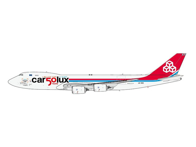 [予約]JC WINGS 1/400 (ダイキャスト製) 747-8F Cargolux "car50lux""Air Silk Road"LX-VCC 