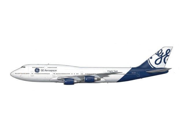 [予約]JC WINGS 1/400 (ダイキャスト製) 747-400 General Electric "Flight Test"N747GF 
