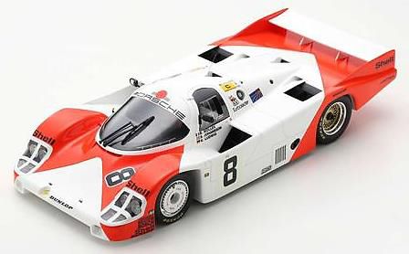 Spark(スパーク) Sparky 1/64 (ダイキャスト製) ポルシェ 956 No.8 6th 24H ル・マン 1983 B.Wollek／K.Ludwig／S.Johansson