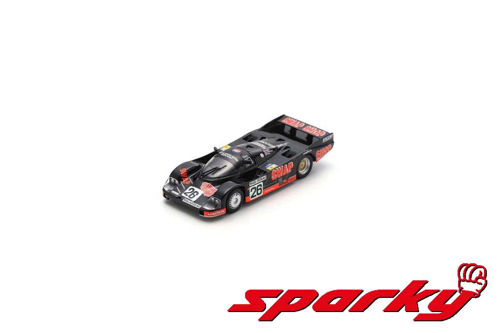 Spark(スパーク) Sparky 1/64 (レジン製) Porsche 956 No.26 2nd Le Mans 24H 1984 J.Rondeau／J.Paul Jr／P.Henn