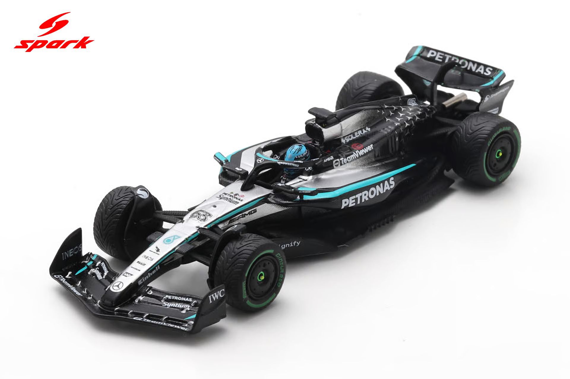 Spark (スパーク) Sparky 1/64 Mercedes W16 No.63 Mercedes-AMG PETRONAS Formula One Team 3rd Australian GP 2025 George Russell