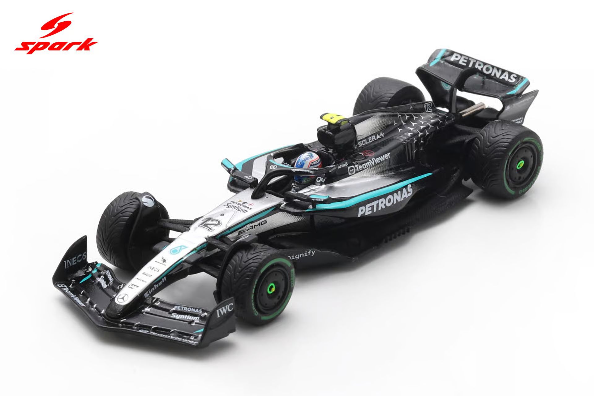 Spark (スパーク) Sparky 1/64 Mercedes W16 No.12 Mercedes-AMG PETRONAS Formula One Team 4th Australian GP 2025 Kimi Antonelli