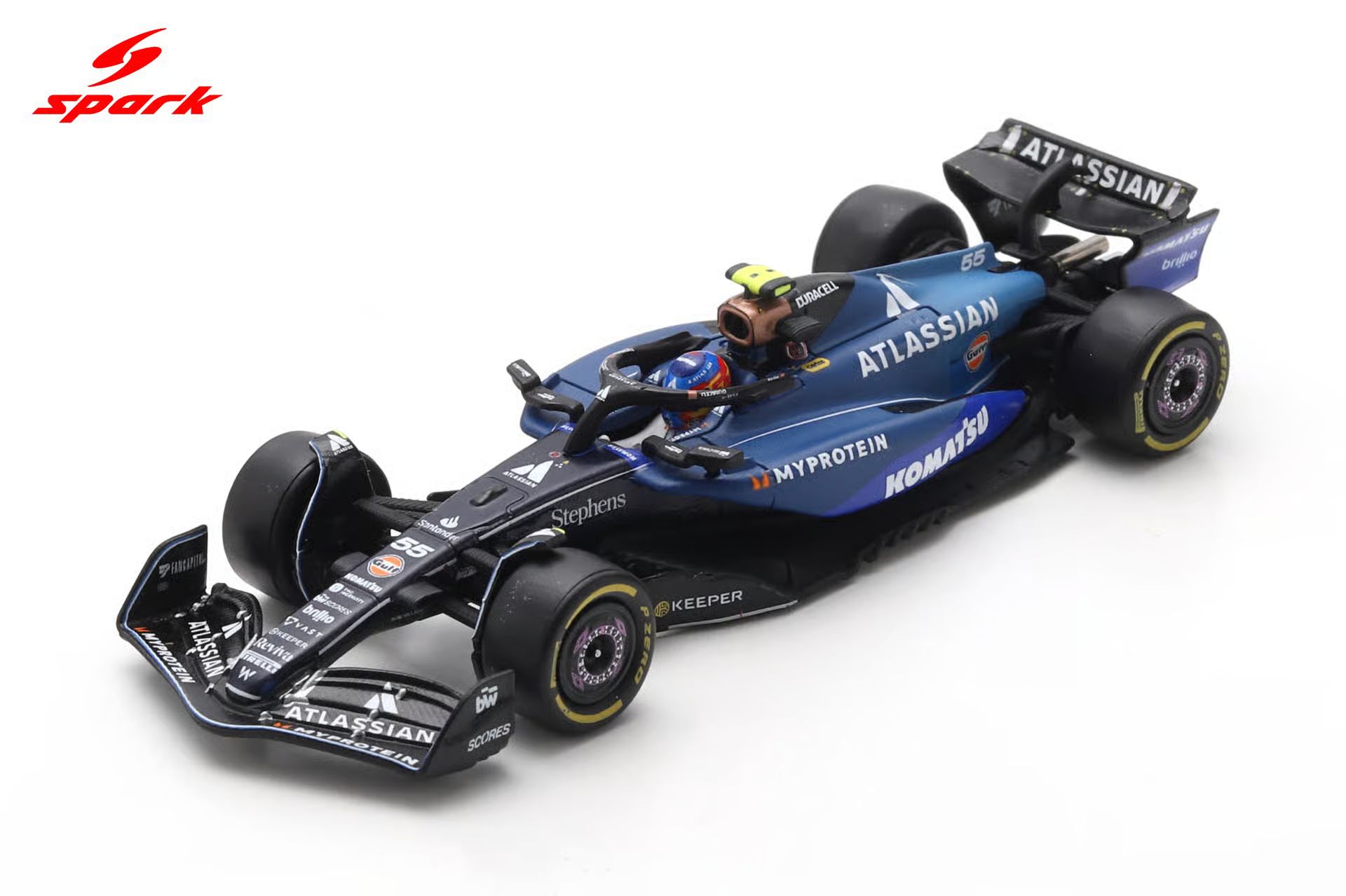 Spark(スパーク) Sparky 1/64 (ダイキャスト製) Williams FW47 No.55 Williams Racing Chinese GP 2025 Carlos Sainz