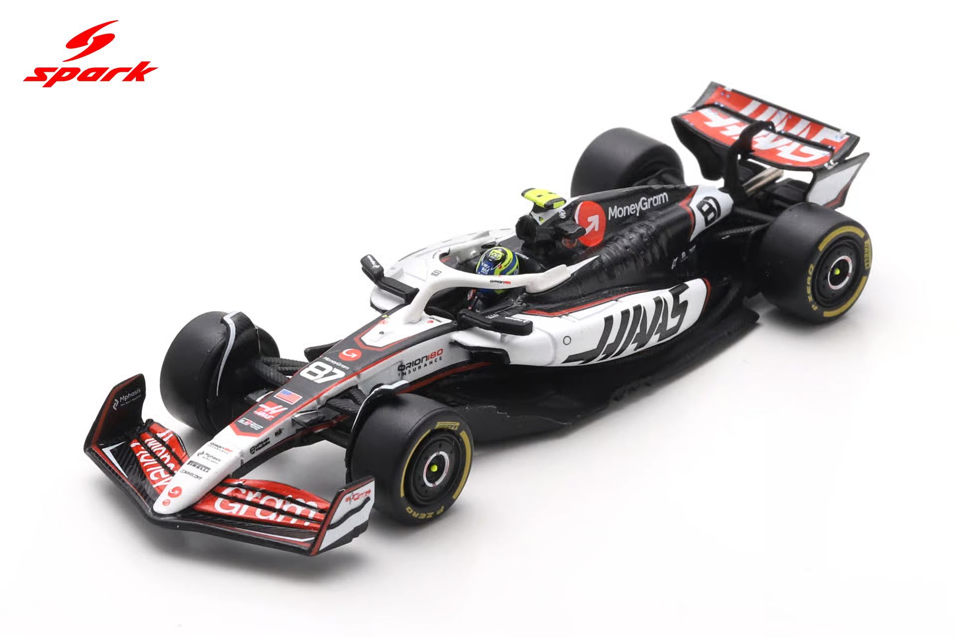 Spark(スパーク) Sparky 1/64 (ダイキャスト製) Haas VF-25 No.87 MoneyGram Haas F1 Team 8th Chinese GP 2025 Oliver Bearman