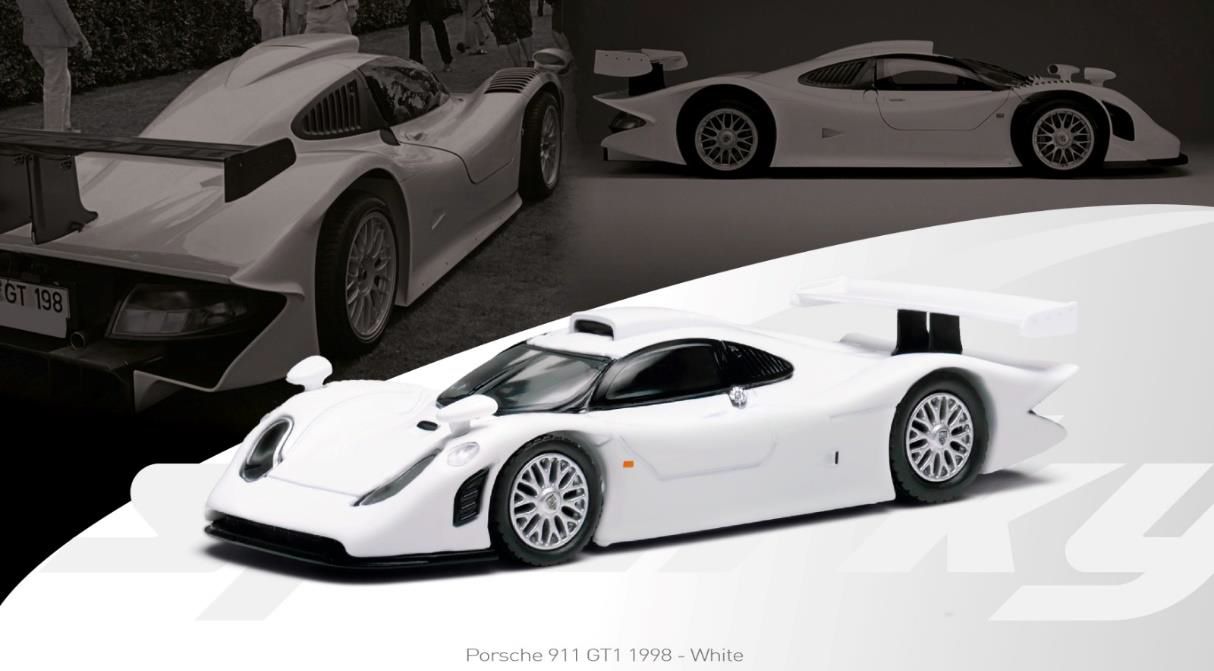 ※※発売中止※※[予約]Spark (スパーク)  Sparky 1/64 Porsche 911 GT1 1998 White