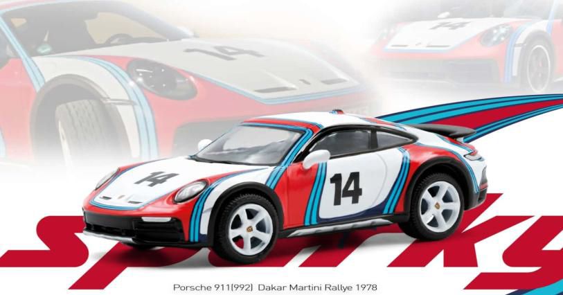 1/43 特注 スパーク ポルシェ 992 ダカール マルティーニデザイン 楽天市場】スパーク 1/43 ポルシェ 911 992 ダカール / 953