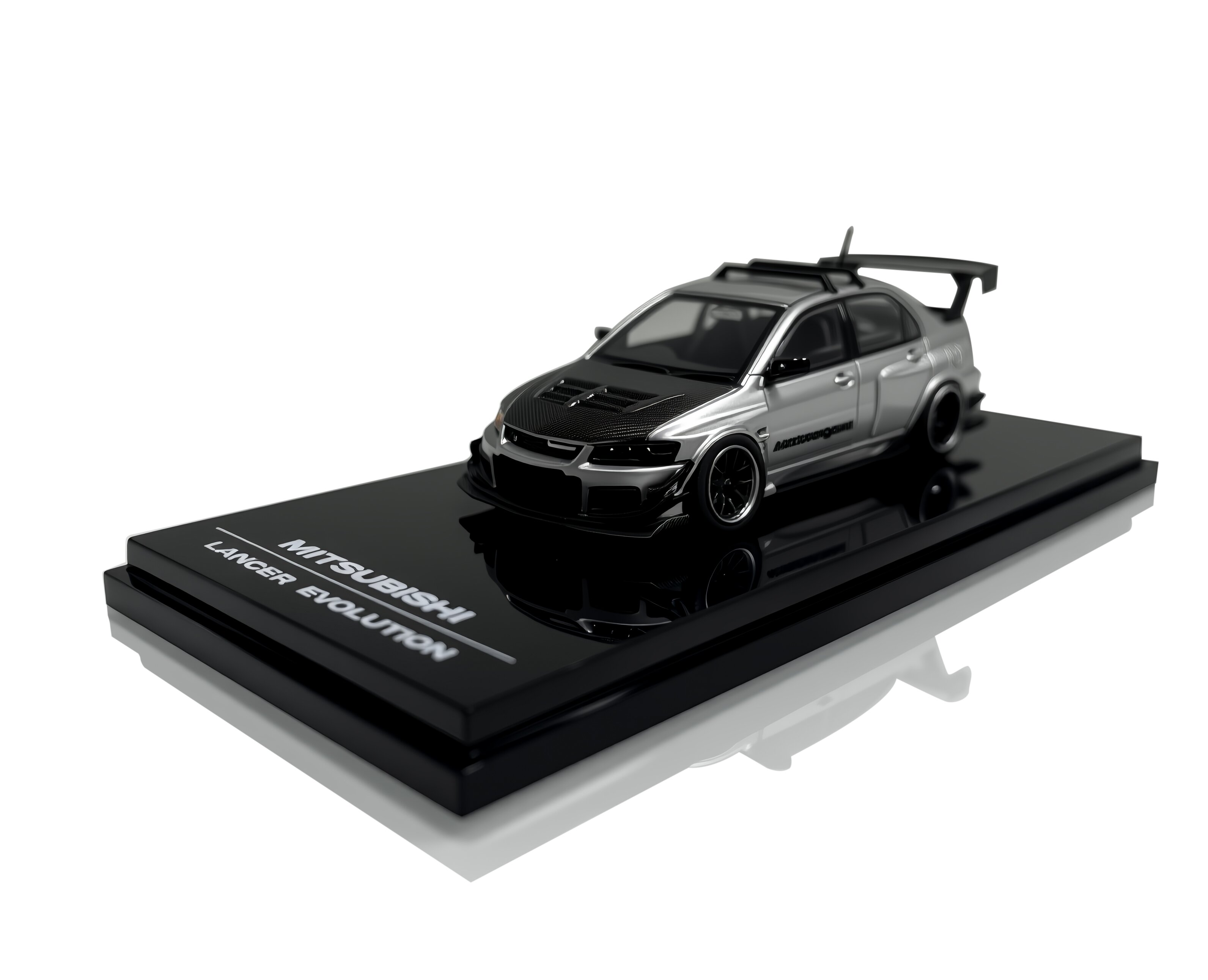 iHCM 1/64 (ダイキャスト製) 三菱 Lancer Evolution IX シルバー