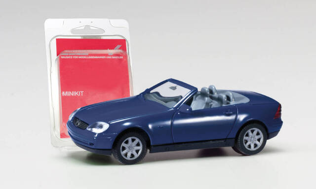 herpa Cars&Trucks 1/87 ミニキット メルセデスベンツ SLKロードスター サファイアブルー