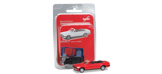 herpa Cars&Trucks 1/87 ミニキット BMW 3 コンバーチブル レッド