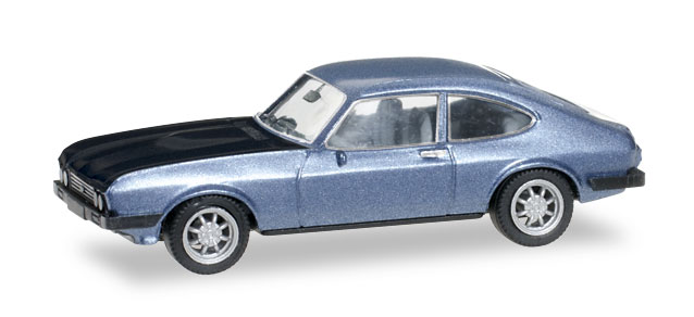 herpa Cars&Trucks 1/87 フォード カプリRS ブルーメタリック./ブラック