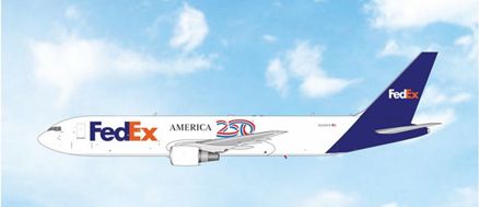 [予約]フェニックス 1/400 (ダイキャスト製) 767-300F FedEx AMERICA 250 N245FE