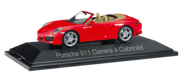 herpa Cars&Trucks 1/43 ポルシェ 911 カレラ4 カブリオレレッド