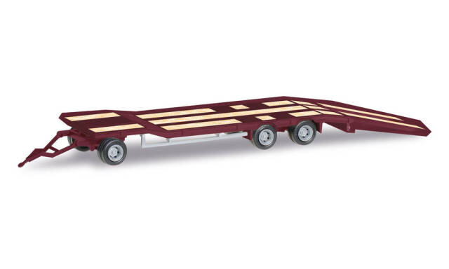 herpa Cars&Trucks 1/87 ゴールドホッファー TU3 トレーラー ワインレッド