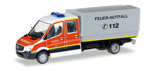 herpa Cars&Trucks 1/87 MB スプリンター 2013 MZF デュッセルドルフ消防署