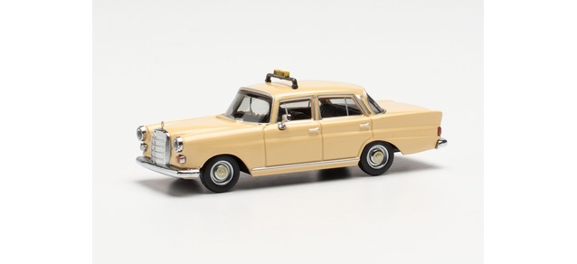 herpa Cars&Trucks 1/87 メルセデスベンツ 200 テールフィン タクシー アイボリー