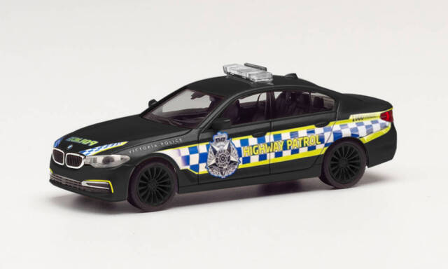 herpa Cars&Trucks 1/87 BMW 5シリーズ セダン Victorian高速道路警察ブラック