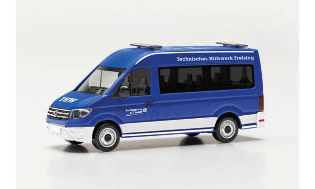 herpa Cars&Trucks 1/87 VW クラフターハイルーフ バス “MTW Jugend THW Freising”