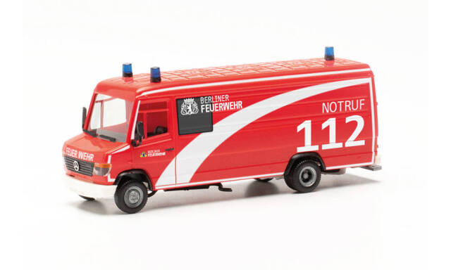 herpa Cars&Trucks 1/87 メルセデスベンツ バリオ ロングボックス ベルリン消防署
