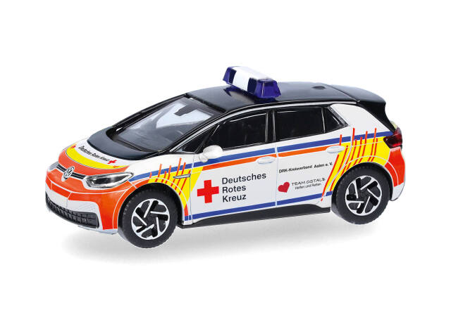 [予約]herpa Cars&Trucks 1/87 (プラスチック製) フォルクスワーゲン ID.3 "DRK アーレン / First Responder"