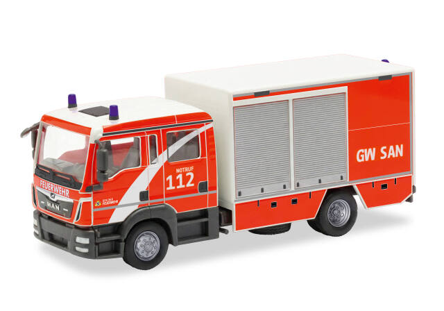 [予約]herpa Cars&Trucks 1/87 (プラスチック製) MAN TGL ユーロ6 GW-SAN "ベルリン消防隊"