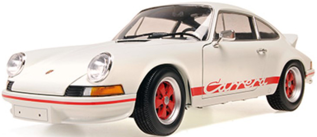 [予約]MINICHAMPS(ミニチャンプス) 1/18 (ダイキャスト製) ポルシェ 911 カレラ RS 1972 ホワイト/レッドデザインロゴ
