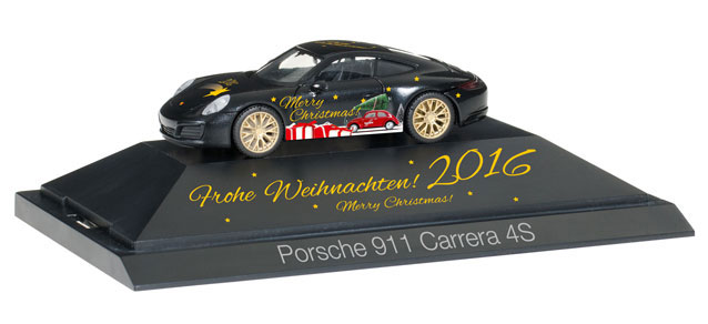 herpa Cars&Trucks 1/87 ポルシェ911 Carrera 4S 2016クリスマスモデル